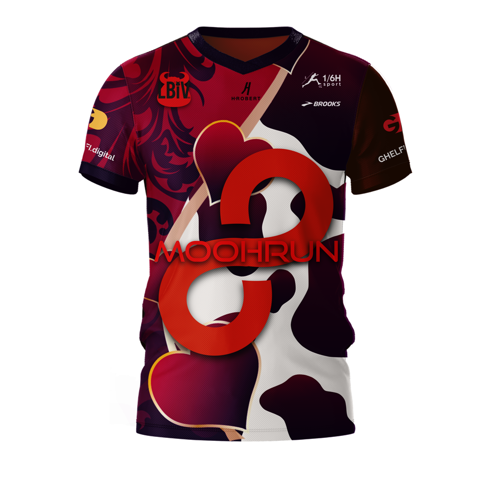 Maglia tecnica MoohRun® 8: fronte Maglia tecnica MoohRun® 8: fronte